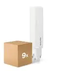 Fordelspakke 9x Philips CorePro PL-C LED 6.9W 770lm - 840 Kold Hvid | 2-Pinde - Erstatter 18W