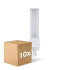 Fordelspakke 10x Ledvance Dulux-D LED 6W - 840 Kold Hvid | 2-Pinde - Erstatter 13W