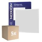 Fordelspakke 5x Noxion LED Panel Ecowhite V4.0 28W 3400lm - 865 Dagslys | 60x60cm - Philips driver