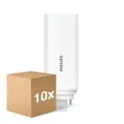 Fordelspakke 10x Philips CorePro PL-T LED Pære HF 9W - 830 Varm Hvid | 4-Pinde - Erstatter 26W