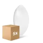 Fordelspakke 5x Ledvance Surface Rundt 400 24W 830 1920lm Hvid IP44 | varm hvid