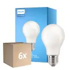 Fordelspakke 6x Philips Corepro LED Pære E27 Pære matt 10.5W 1521lm - 840 kold hvid - erstatter 100W