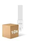 Fordelspakke 10x Noxion Lucent PL-S LED 2.8W - 830 Varm Hvid | 2-Pinde - Erstatter 5W