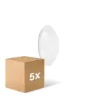 Fordelspakke 5x Ledvance Surface Rundt 250 13W 840 960lm Hvid IP44 | med sensor - kold hvid