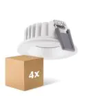 Fordelspakke 4x Ledvance LED spot Air Fix Aluminium Hvid 6W 480lm 36D - 927 ekstra varm hvid | Udsnit 68mm - IP65 - bedste farvegengivelse - dæmpbar