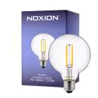 Noxion Lucent LED E27 Globe Filament Klar 7W 806lm - 827 Varm Hvid | Erstatter 60W