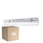 Fordelspakke 4x Ledvance LED Fugttæt Armaturhus MT Gen 3 IP65 | Egnet til 1x120cm LED Lysrør