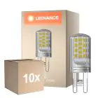 Fordelspakke 10x Ledvance Performance LED Capsule Klar G9 4W 470lm - 827 Ekstra Varm Hvid | Dæmpbar - Erstatter 40W