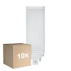 Fordelspakke 10x Ledvance Dulux-TE LED 10W 1100lm - 840 Kold Hvid | 4-Pinde - Erstatter 26W