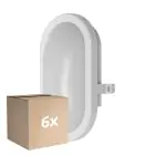 Fordelspakke 6x Ledvance LED skotlampe Hvid 11W - 840 