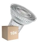 Fordelspakke 10x Ledvance LED PAR16 GU10 Reflektor 7W 750lm 36D - 840 Kold Hvid | Erstatter 80W