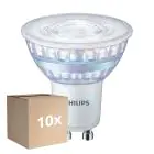 Fordelspakke 10x Philips Corepro LED Spot GU10 PAR16 6.7W 670lm 60D - 830 varm hvid | erstatter 90W