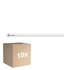 Fordelspakke 10x Philips Master LED Lysrør T8 (EM/Mains) Ultra Output 20W 3400lm - 830 Varm Hvid | 150cm - Erstatter 58W