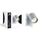 D'Lite Vægbelysning Prisma Metal Sølv | IP20 - Egnet til 1x GU10