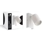 D'Lite Vægbelysning Prisma Metal Hvid | IP20 - Egnet til 1x GU10