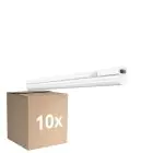 Fordelspakke 10x Ledvance LED Lysrender Linear Kompakt Kontakt 4W 400lm - 830 Varm Hvid | 30cm