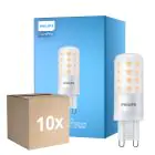 Fordelspakke 10x Philips Corepro LED Capsule G9 4.8W 570lm - 827 ekstra varm hvid | erstatter 60W
