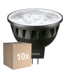 Fordelspakke 10x Philips Master LED Spot GU5.3 MR16 6.7W 460lm 24D - 940 kold hvid | bedste farvegengivelse - dæmpbar - erstatter 35W