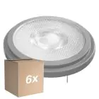 Fordelspakke 6x Ledvance Superior LED spot Reflektor G53 AR111 7.4W 450lm 24D - 927 ekstra varm hvid | bedste farvegengivelse - dæmpbar - erstatter 50W