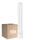 Fordelspakke 10x Noxion Lucent PL-L LED 11.9W 1450lm - 830 Varm Hvid | 4-Pinde - Erstatter 24W