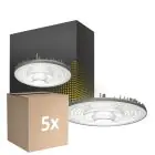 Fordelspakke 5x Bright Choice LED Highbay V2.0 100W 13000lm 90D - 840 Kold Hvid | IP65 - 1-10V