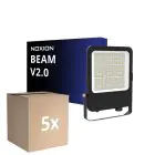 Fordelspakke 5x Noxion LED Projektør Beam V2.0 40-100W 5600-14000lm 90D - 830-840-865 CCT | IP66 - Symmetrisk