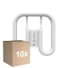 Fordelspakke 10x Ledvance DULUX-SQ LED 7W - 835 Varm Hvid | 2-Pinde - Erstatter 16W