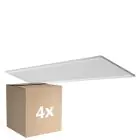 Fordelspakke 4x Ledvance LED Panel Planon Plus 1200x300mm 40W 3100lm - 830 Varm Hvid