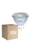 Fordelspakke 10x Noxion LED Spot Reflektor GU4 MR11 4.5W 345lm 36D - 927 Ekstra Varm Hvid| Bedste Farvegengivelse - Dæmpbar - Erstatter 35W