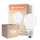 Fordelspakke 10x Ledvance Classic LED E27 Pære Matt 5.9W 806lm - 840 Kold Hvid| Erstatter 60W