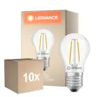 Fordelspakke 10x Ledvance Classic LED E27 Pære Filament Klar 1W 136lm - 827 Ekstra Varm Hvid | Erstatter 15W
