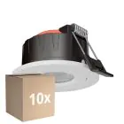 Fordelspakke 10x Ledvance LED Spot Combo Aluminium Sort 6W 600lm 60D - 927-930-940 CCT | 82mm - Udsnit 68mm - IP65 - Dæmpbar