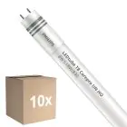 Fordelspakke 10x Philips LED Lysrør T8 CorePro (UN) High Output 8W 850lm - 830 varm hvid | 60cm - erstatter 18W