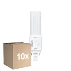 Fordelspakke 10x Philips CorePro PL-C LED 360D 6.9W 980lm - 830-840-865 CCT | 2-Pinde - Erstatter 18W
