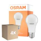 Fordelspakke 4x Osram LED Star Classic E27 Pære Matt 10W 1055lm - 827 Ekstra Varm Hvid | Lyssensor - Erstatter 75W