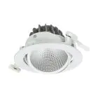 Philips LED Spot Greenspace Accent Cardanic Aluminium Hvid 31W 3900lm 36D - 930 Varm Hvid | 163mm - IP20 - Bedste Farvegengivelse - Dali Dæmpbar