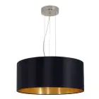 Eglo Pendel Lampe Maserlo Stål Satin Nikkel | Egnet til 3x E27