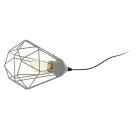Eglo Bordlampe Tarbes Stål Grå | Egnet til 1x E27