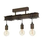 Eglo Loftlampe Townshend 4 Stål Brun | IP20 - Egnet til 3x E27 