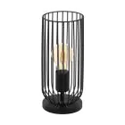 Eglo Bordlampe Roccamena Stål Sort | Egnet til 1x E27