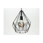 Eglo Pendel Lampe Carlton Stål Sort | IP20 - Egnet til 1x E27 