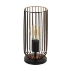 Eglo Bordlampe Roccamena Sort, Kobber | Egnet til 1x E27