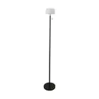 Eglo Gulvlampe Montapalma-L Solar Stål Sort 2W 190lm - 830 Varm Hvid | IP54 - Dæmpbar - USB-C