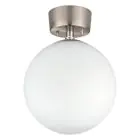 Eglo Loftlampe Rondo Stål Satin Nikkel | Egnet til E27