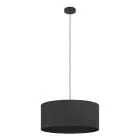Eglo Pendel Lampe Maserlo 1 Stål Sort | Egnet til E27