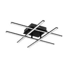 Eglo Væg og Loftlampe Lasana 3 Stål Aluminium Sort 5.3W 700lm - 830 Varm Hvid | IP20 