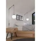 Eglo Pendel Lampe Rondo 3 Stål Sort | Egnet til E27
