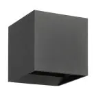 Eglo Vægbelysning Calpi 3 Aluminium Antracit Up & Down 2.8W 420lm - 830 Varm Hvid | IP54