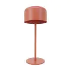 Eglo Bordlampe Roccanova Solar Stål Appelsin 2W 270lm - 830 Varm Hvid | IP44 - Berøringsdæmpbar - USB-C