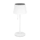 Eglo Bordlampe Scordiano Solar Stål Hvid 2W 220lm - 830-840-865 CCT | IP44 - USB-C